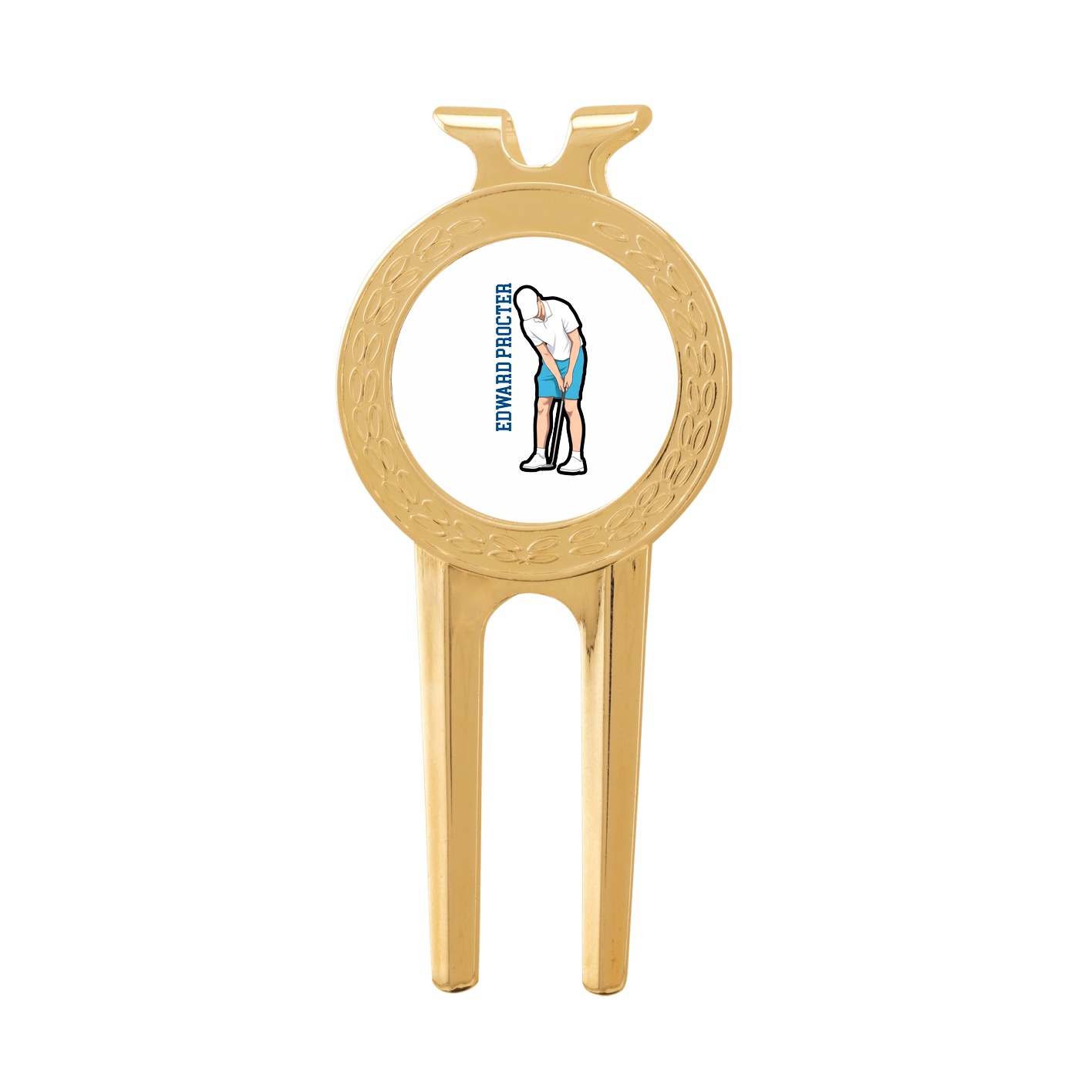 Divot Tool with Ball Marker — Name Vertical in Classic