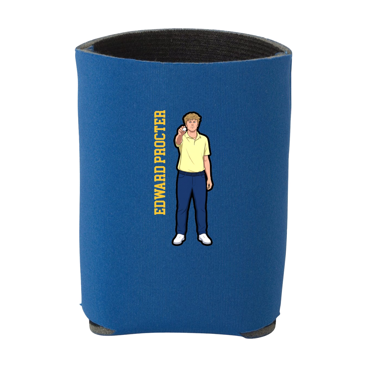 Can Holder — Name Vertical in Royal