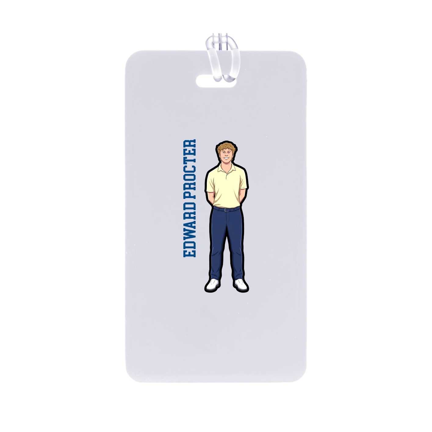 Bag Tag — Name Vertical in Classic