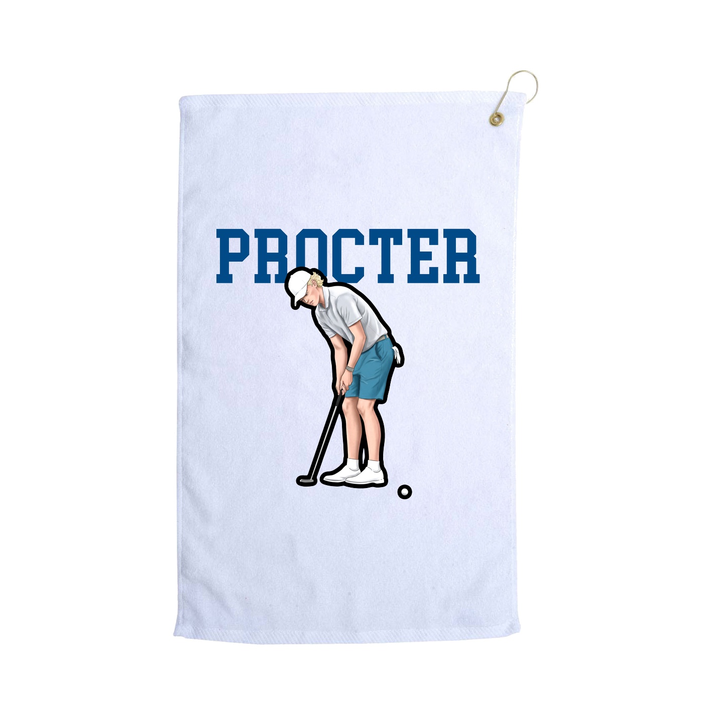 Golf Towel — Shirsey in White