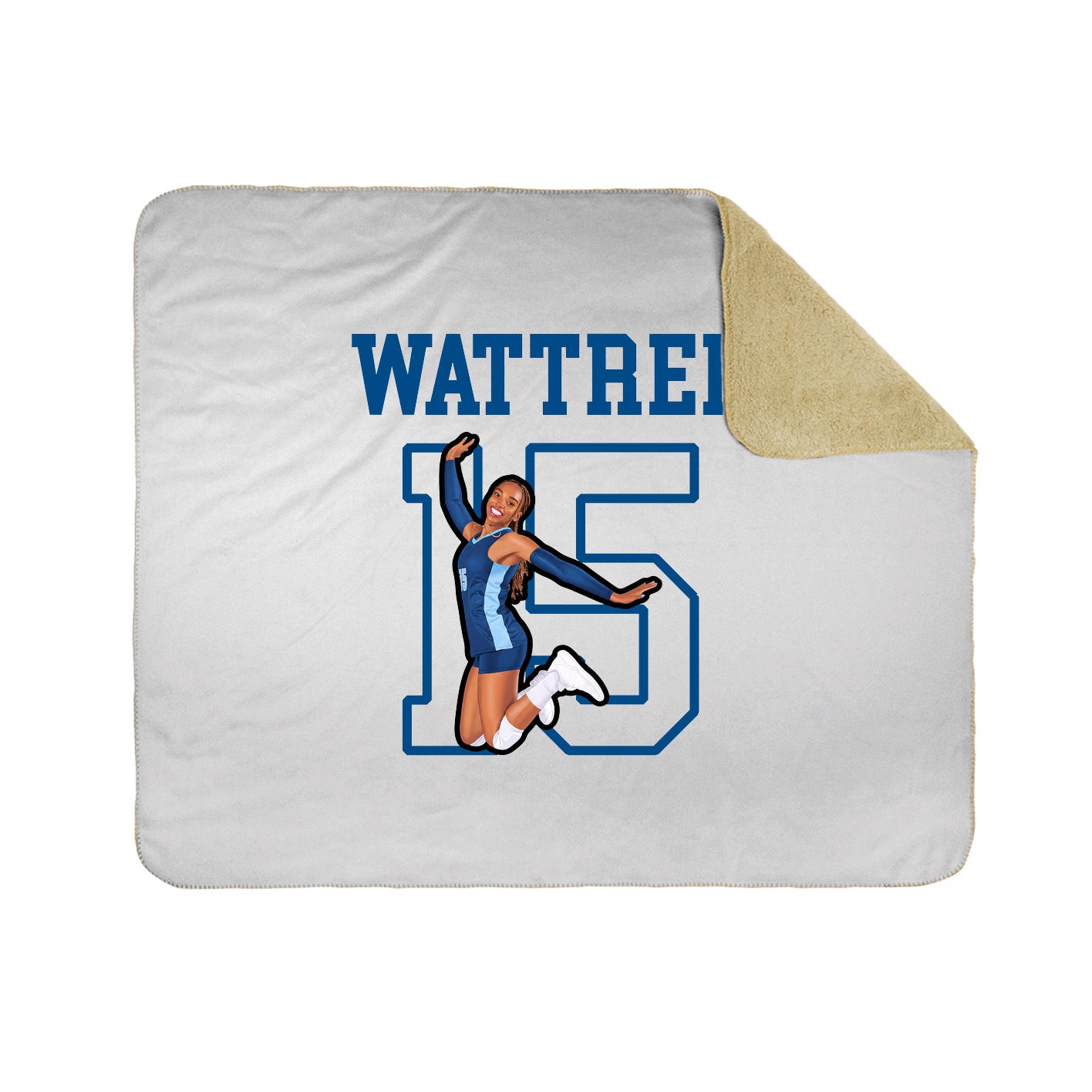 Throw Blanket — Shirsey in White