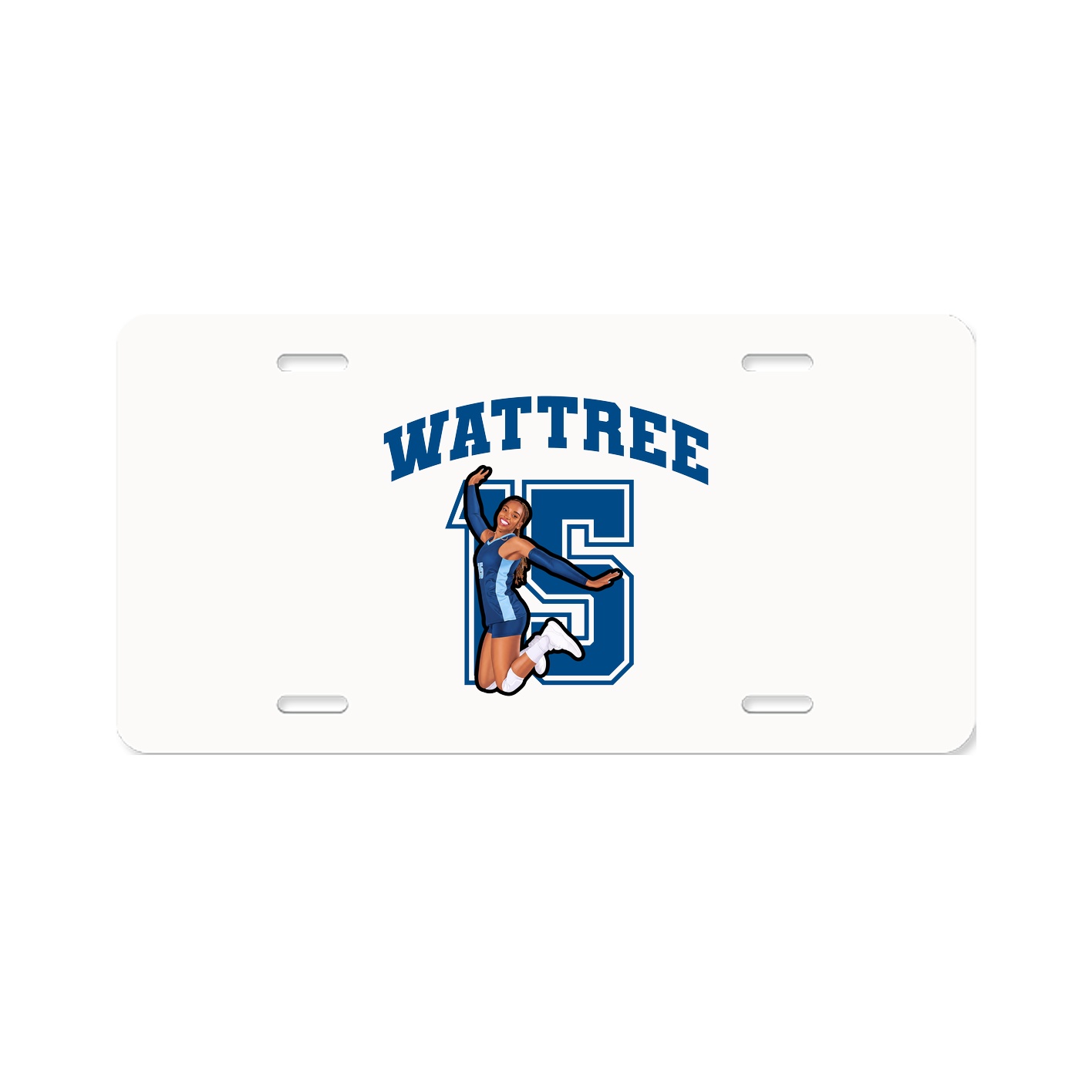License Plate — Number in Classic