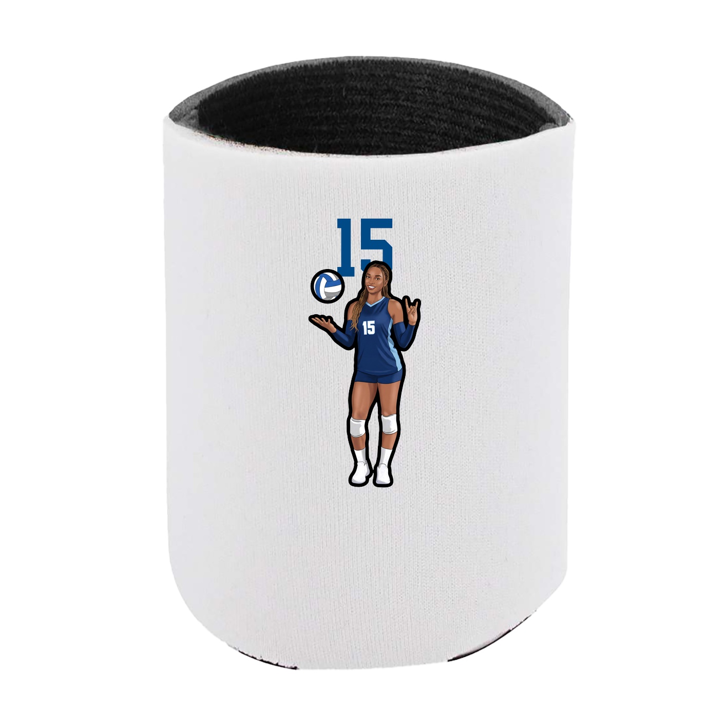 Can Holder — Number Top in White