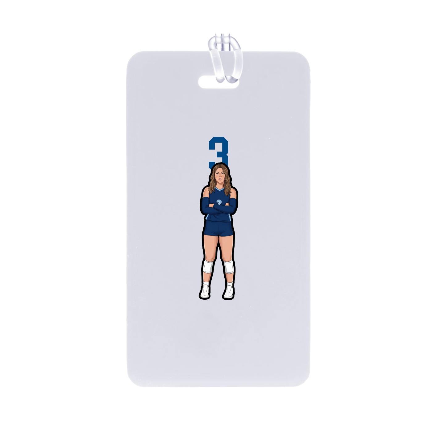 Bag Tag — Number Top in Classic