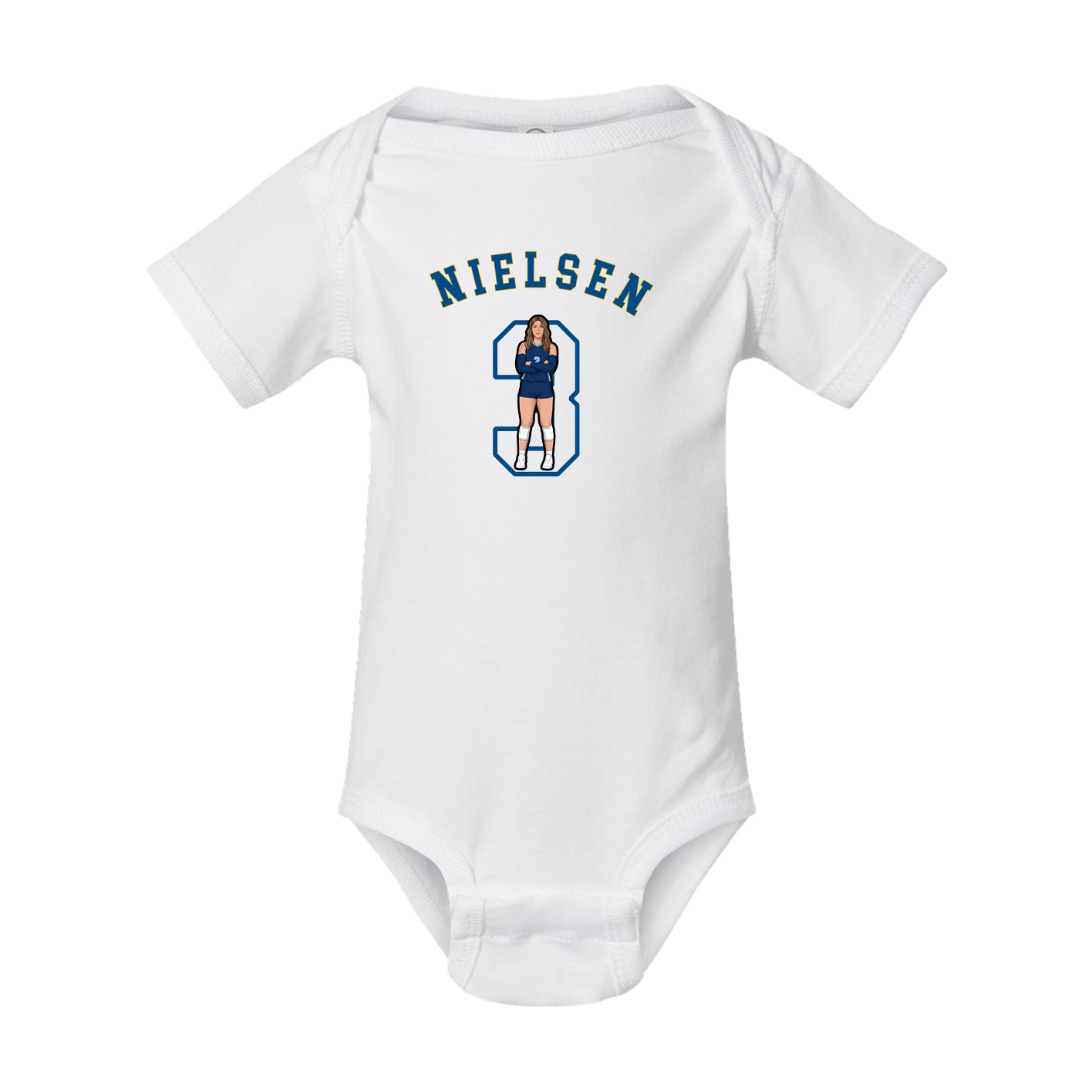 Baby Onesie — Shirsey Arch in White