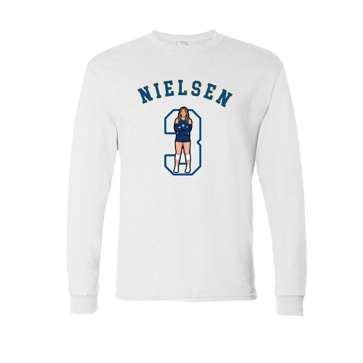 Long Sleeve Tee — Shirsey Arch in White