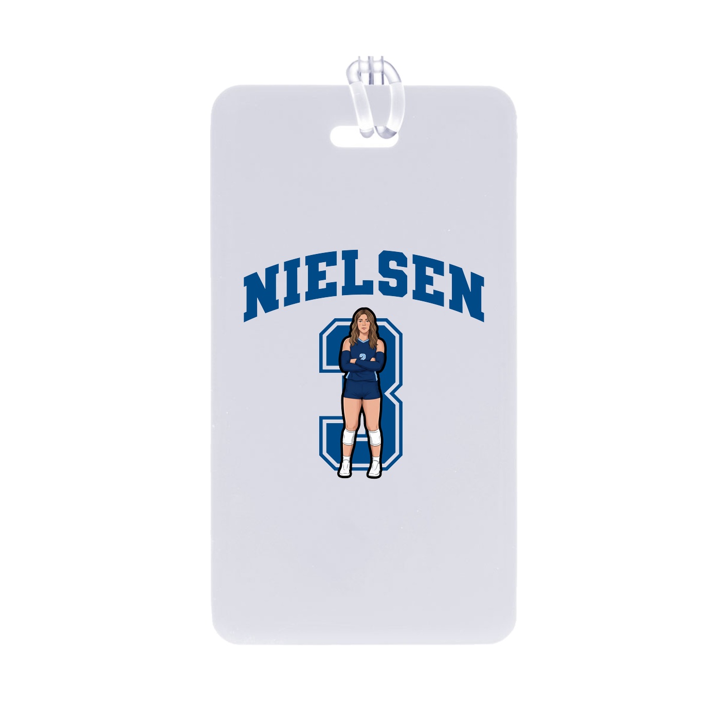 Bag Tag — Number in Classic