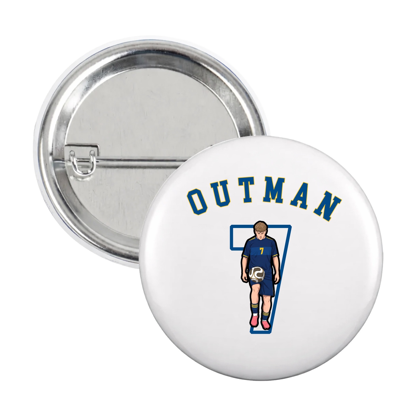 Game Day Button — Shirsey Arch in White