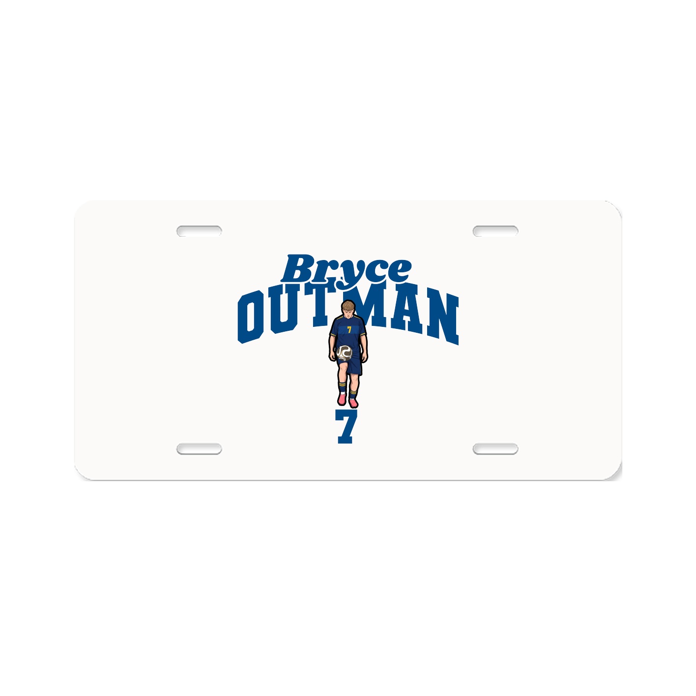 License Plate — Signature Arch in Classic
