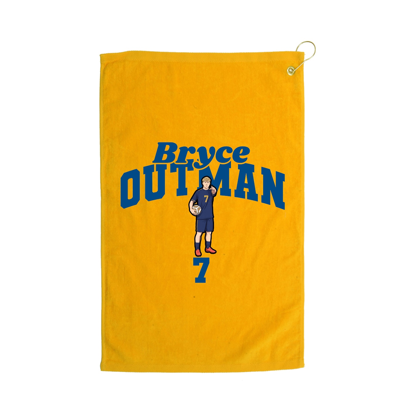 Golf Towel — Signature Arch in Gold