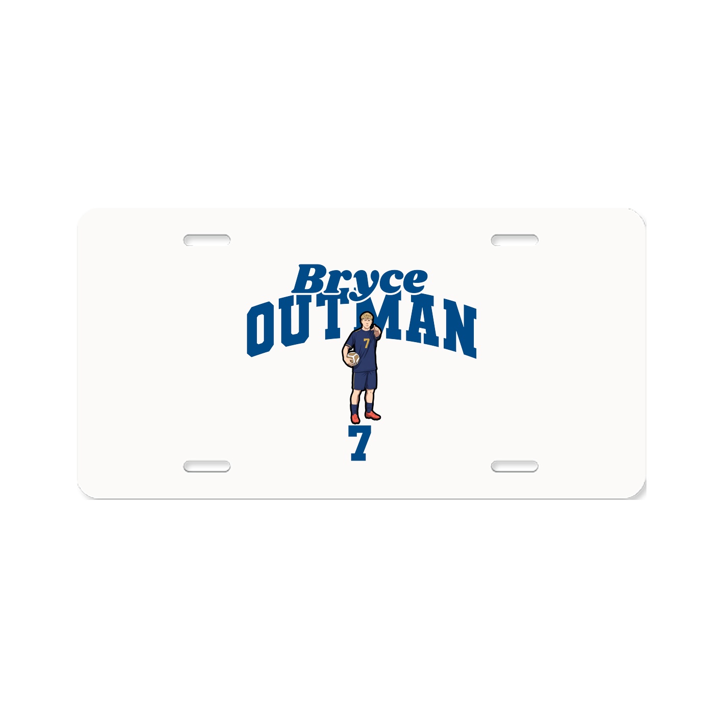 License Plate — Signature Arch in Classic