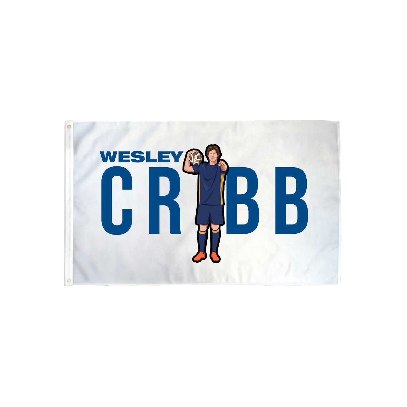 3x5 Flag — Player Name in Classic