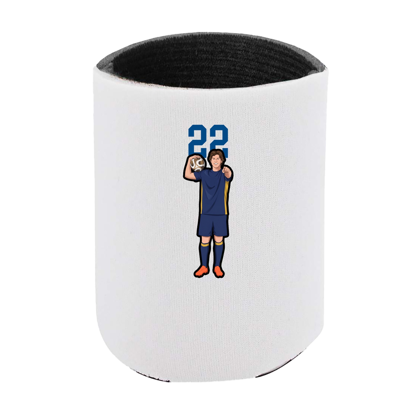 Can Holder — Number Top in White
