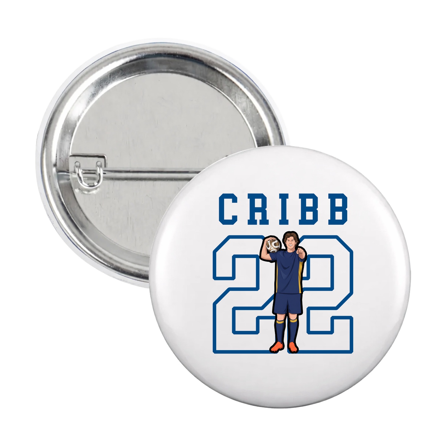 Game Day Button — Shirsey in White