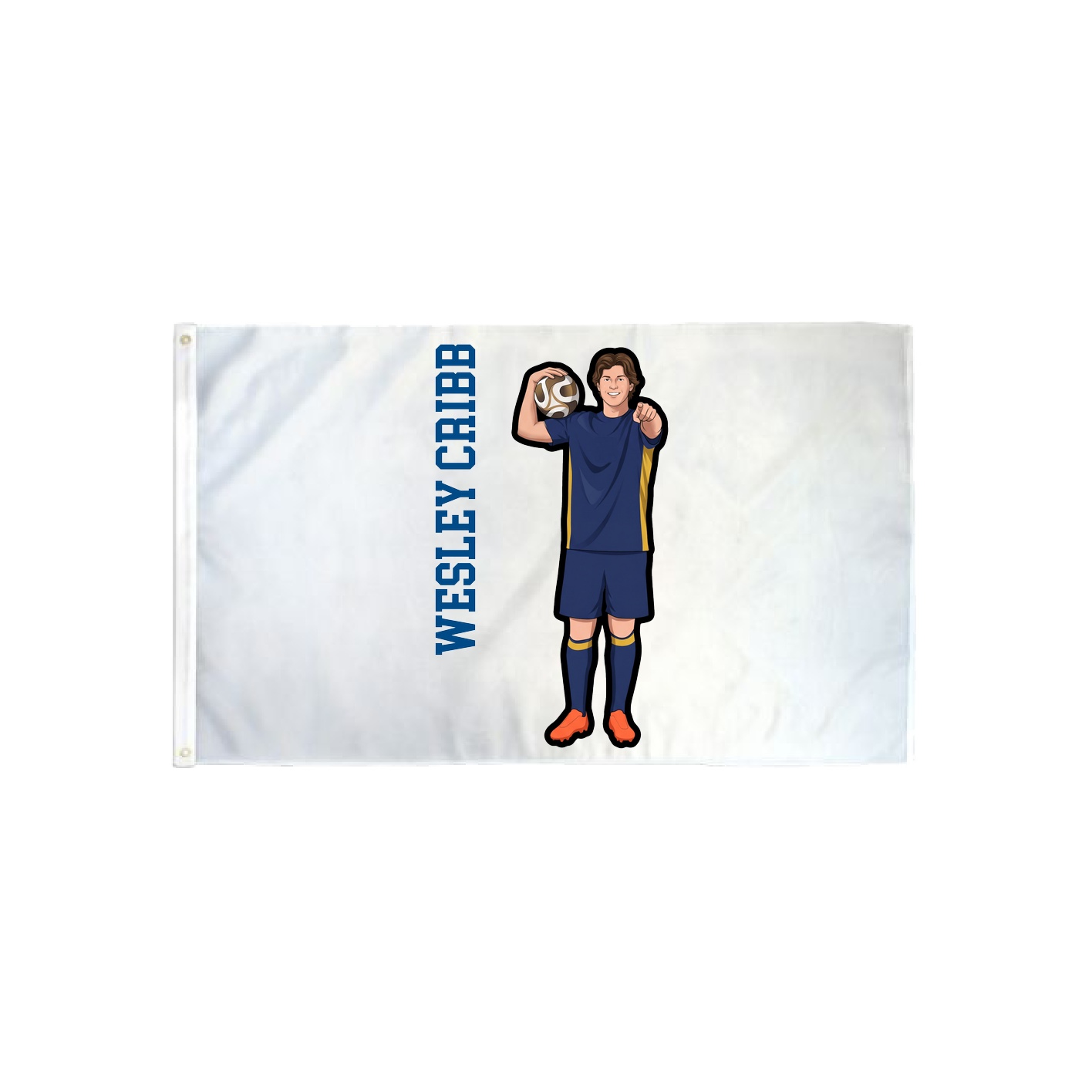 3x5 Flag — Name Vertical in Classic