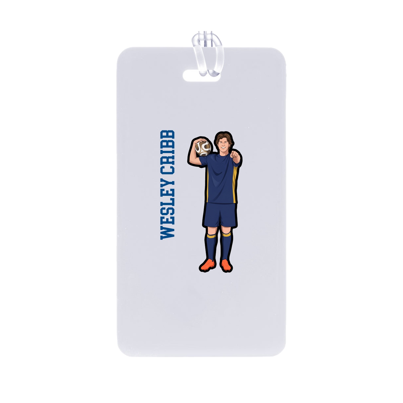 Bag Tag — Name Vertical in Classic