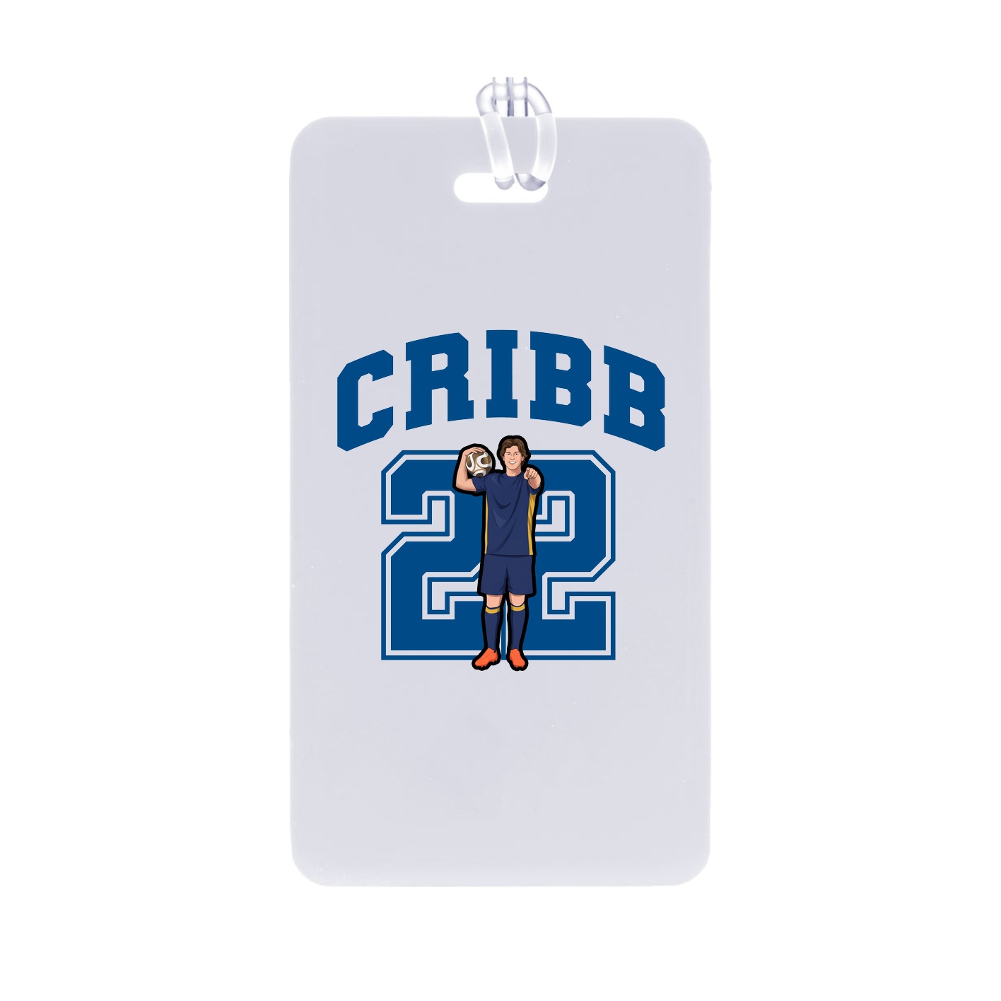 Bag Tag — Number in Classic