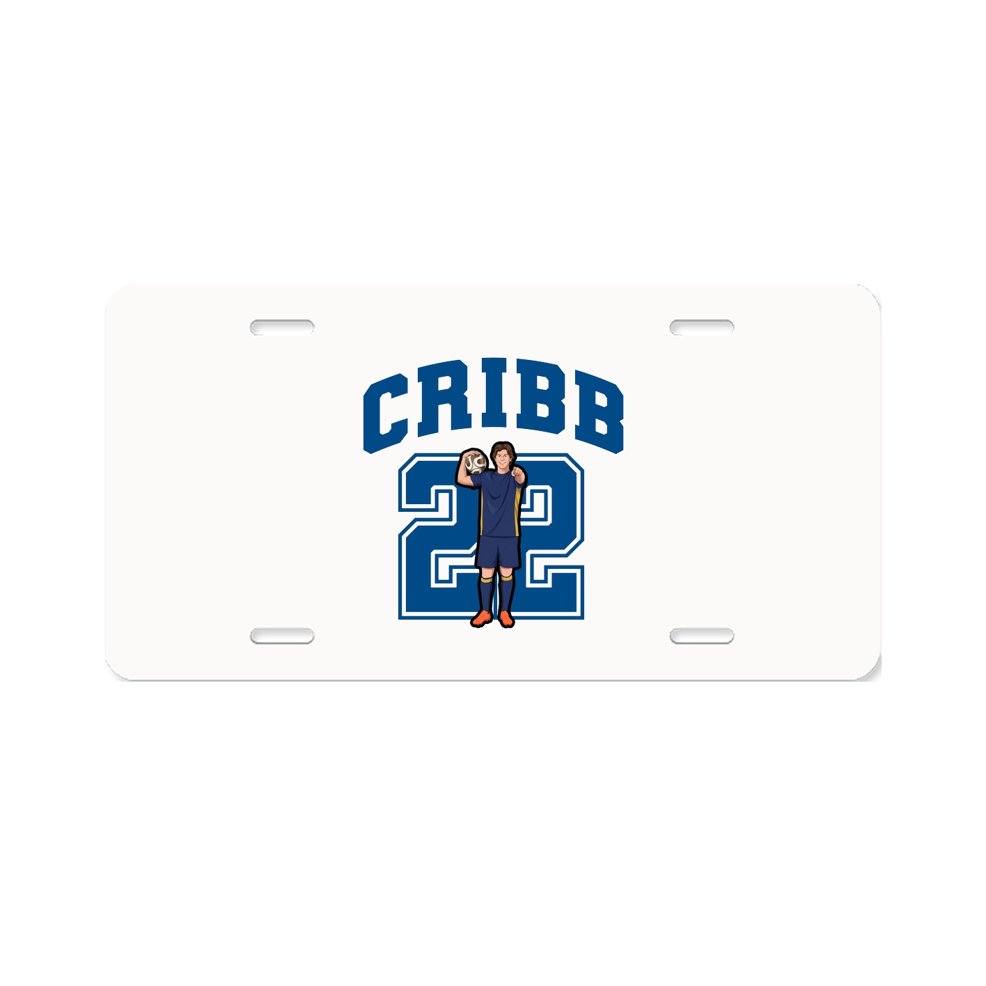 License Plate — Number in Classic