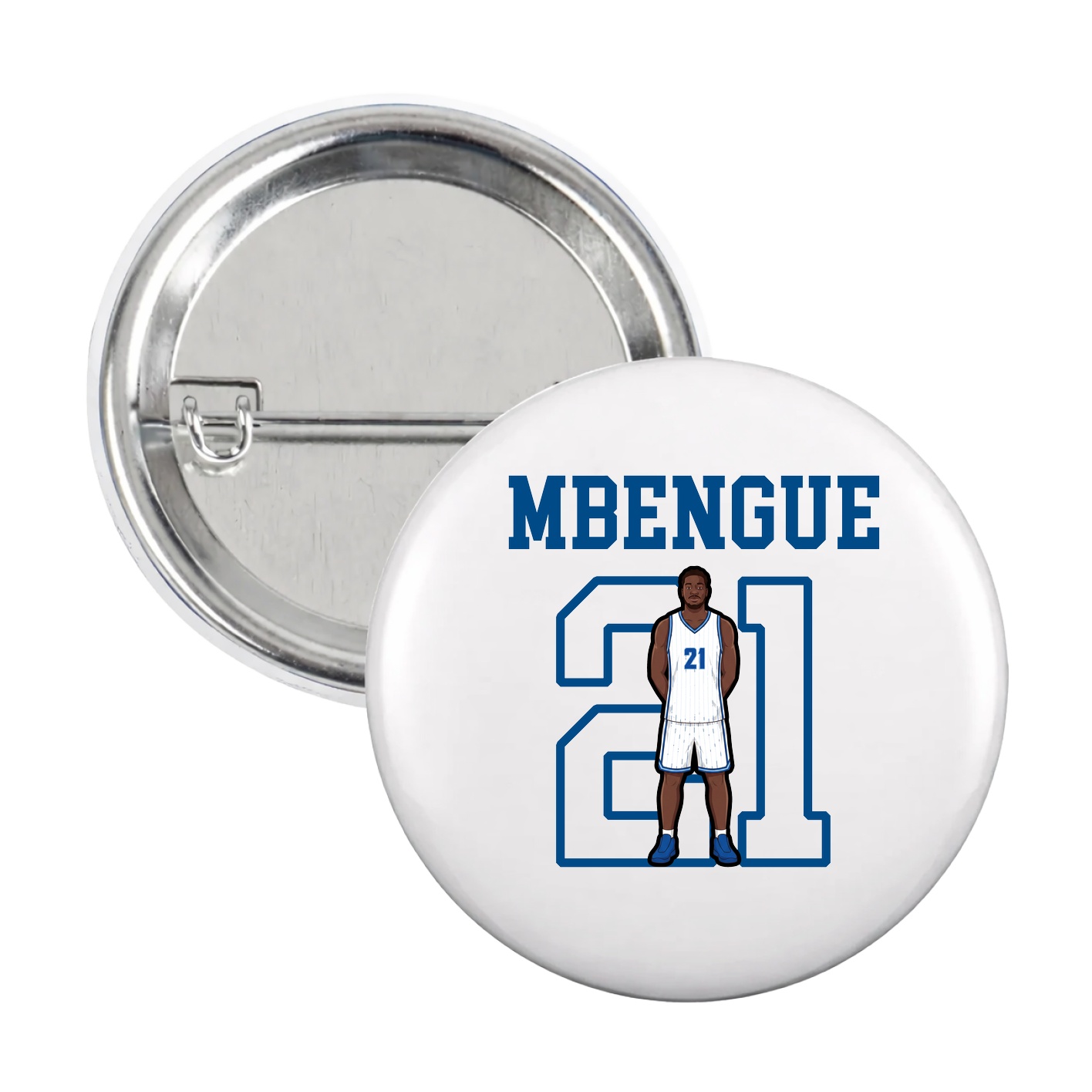 Game Day Button — Shirsey in White