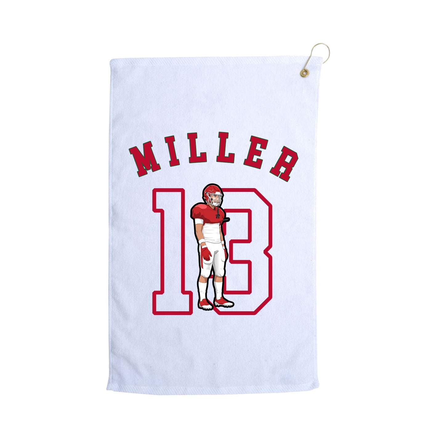 Golf Towel — Shirsey Arch in White