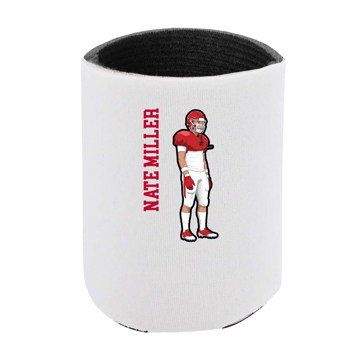 Can Holder — Name Vertical in White