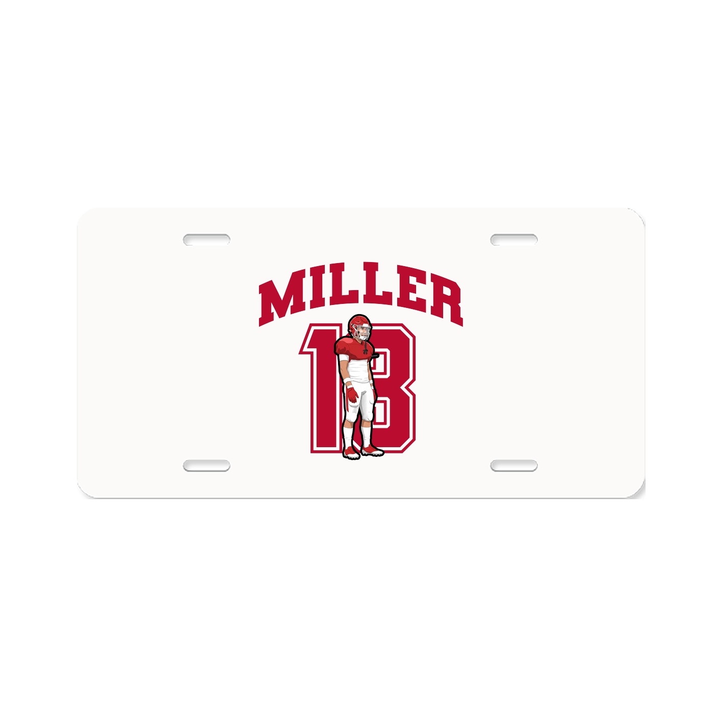 License Plate — Number in Classic
