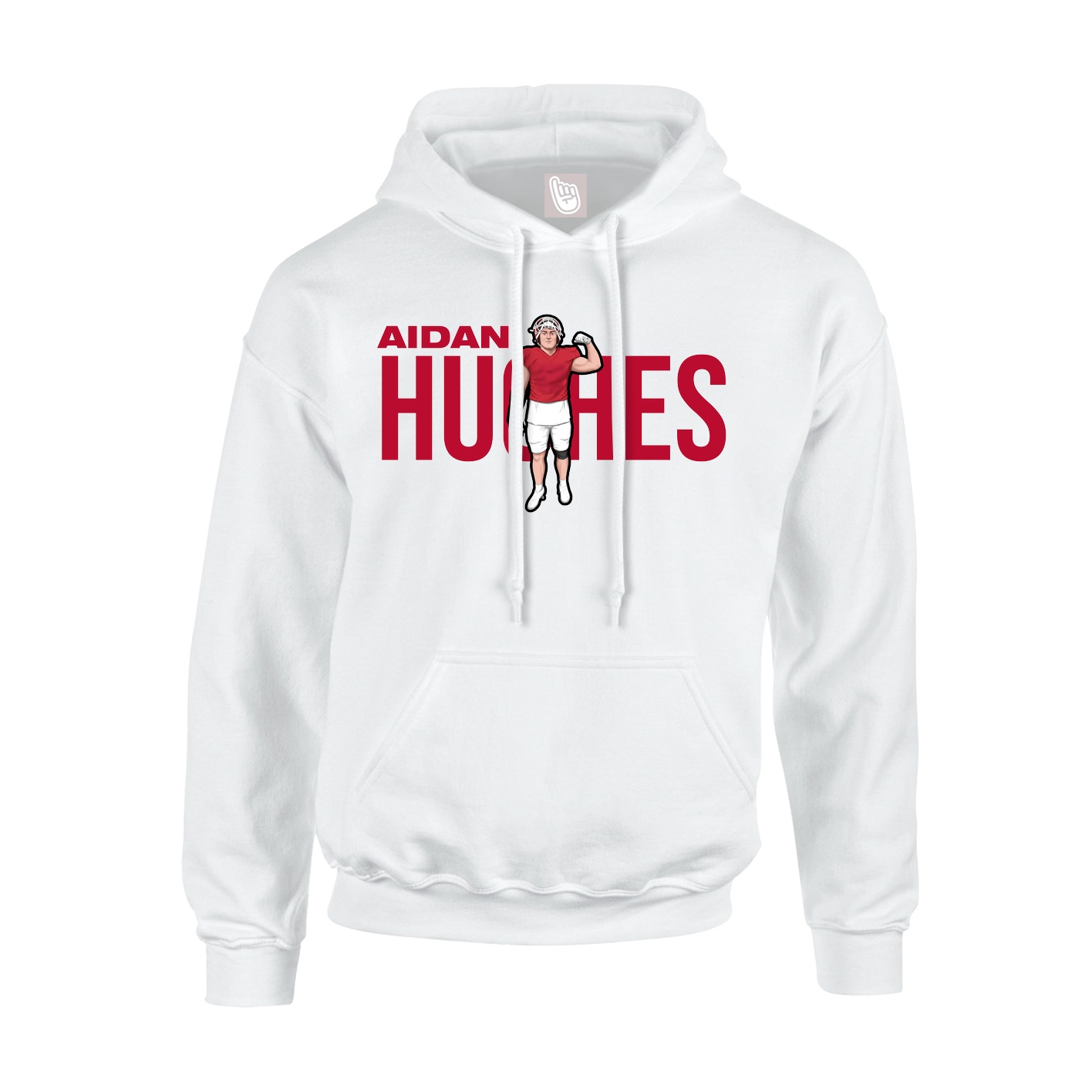 Hoodie — Player Name in White