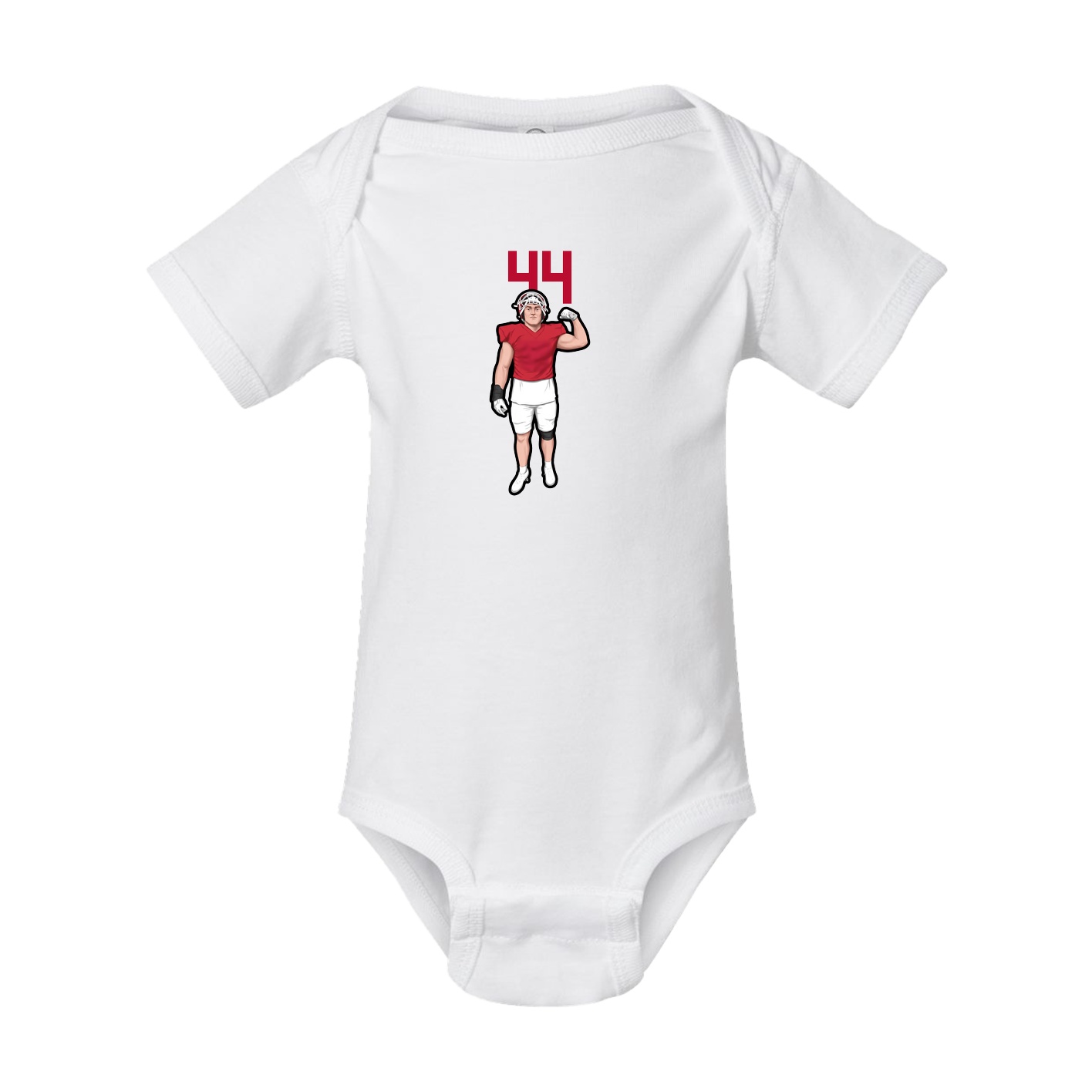 Baby Onesie — Number Top in White