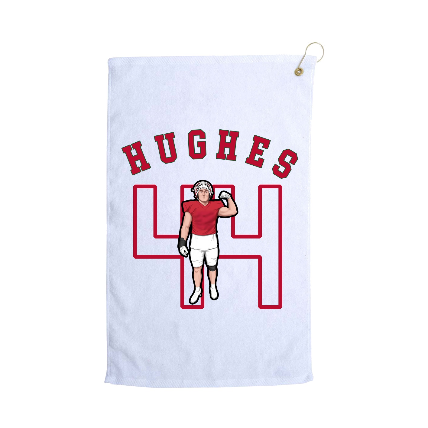 Golf Towel — Shirsey Arch in White