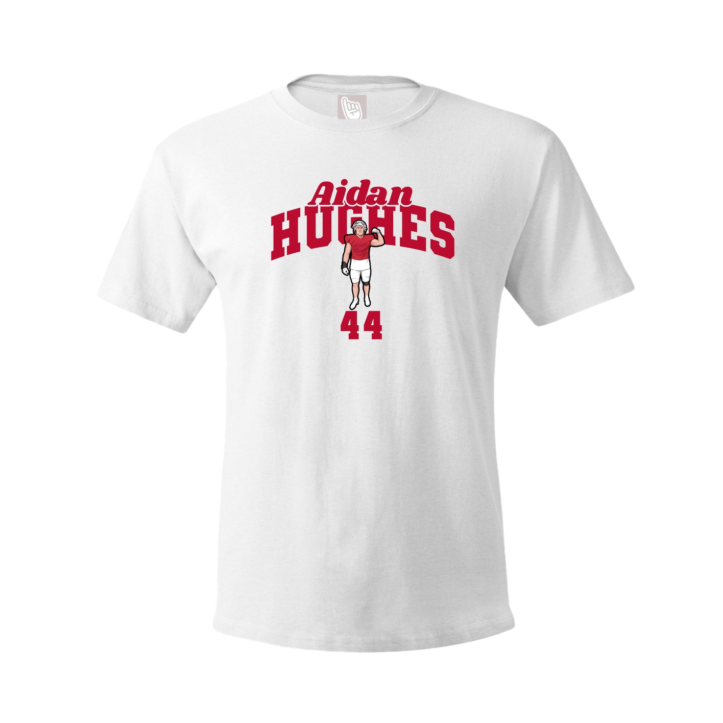 Youth Tee — Signature Arch in White