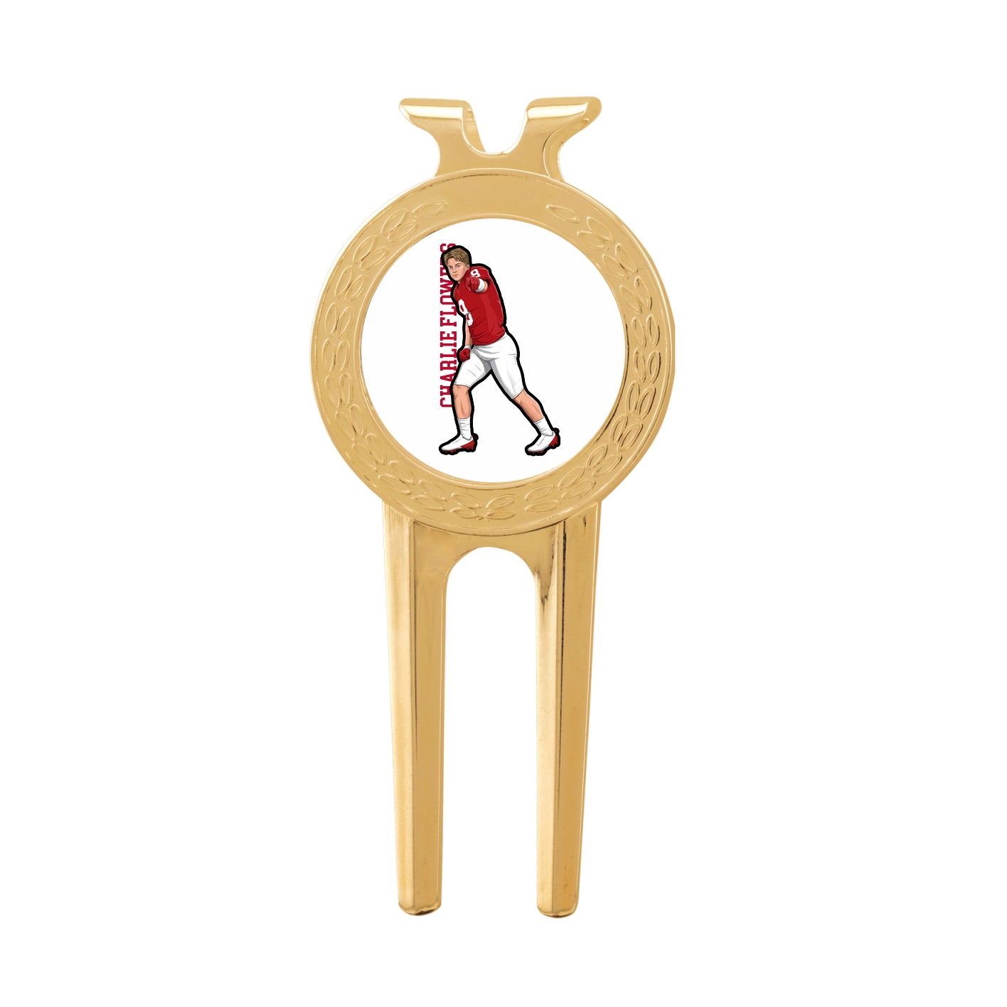 Divot Tool with Ball Marker — Name Vertical in Classic