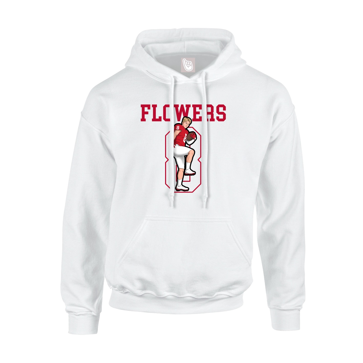 Youth Hoodie — Shirsey in White