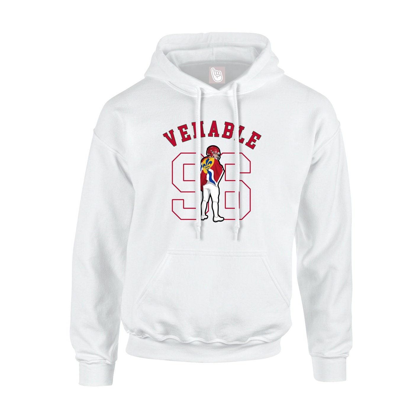 Youth Hoodie — Shirsey Arch in White