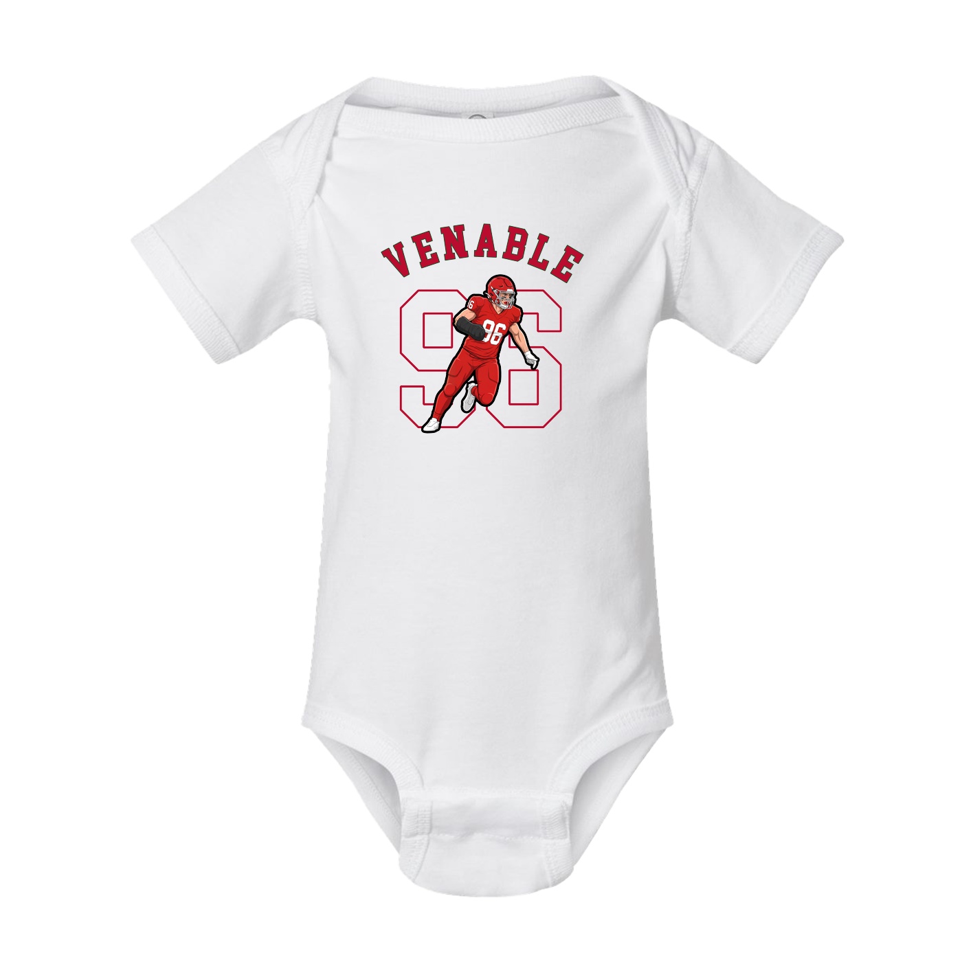 Baby Onesie — Shirsey Arch in White