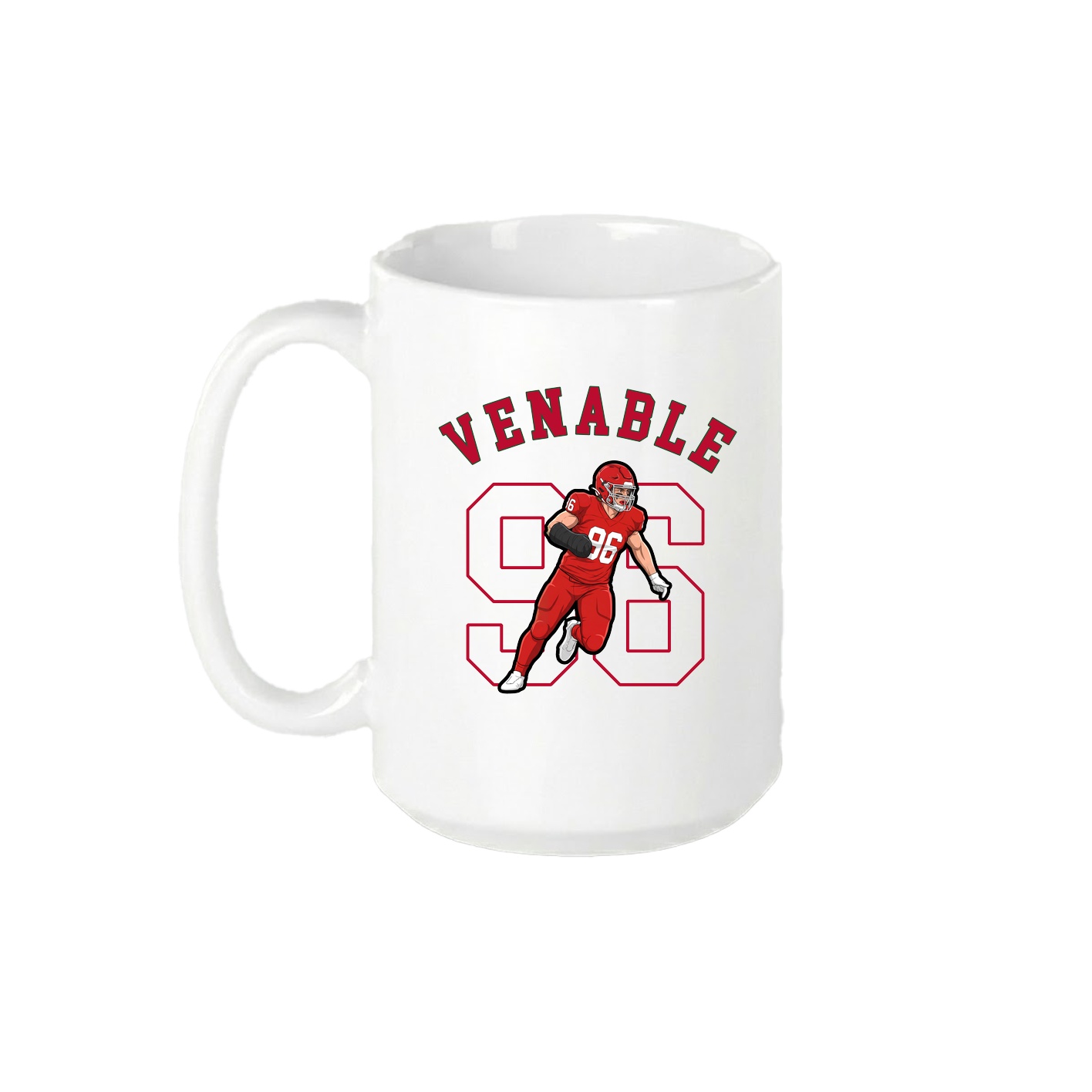 15oz Coffee Mug — Shirsey Arch in White