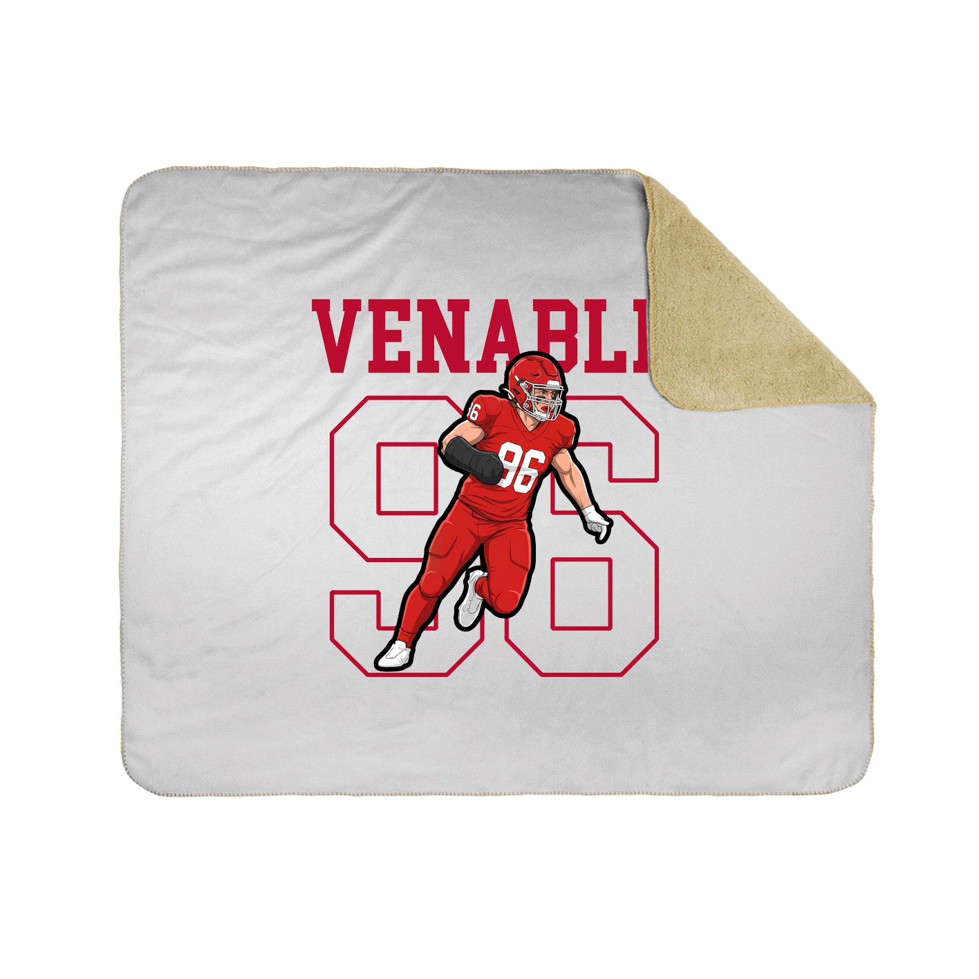Throw Blanket — Shirsey in White