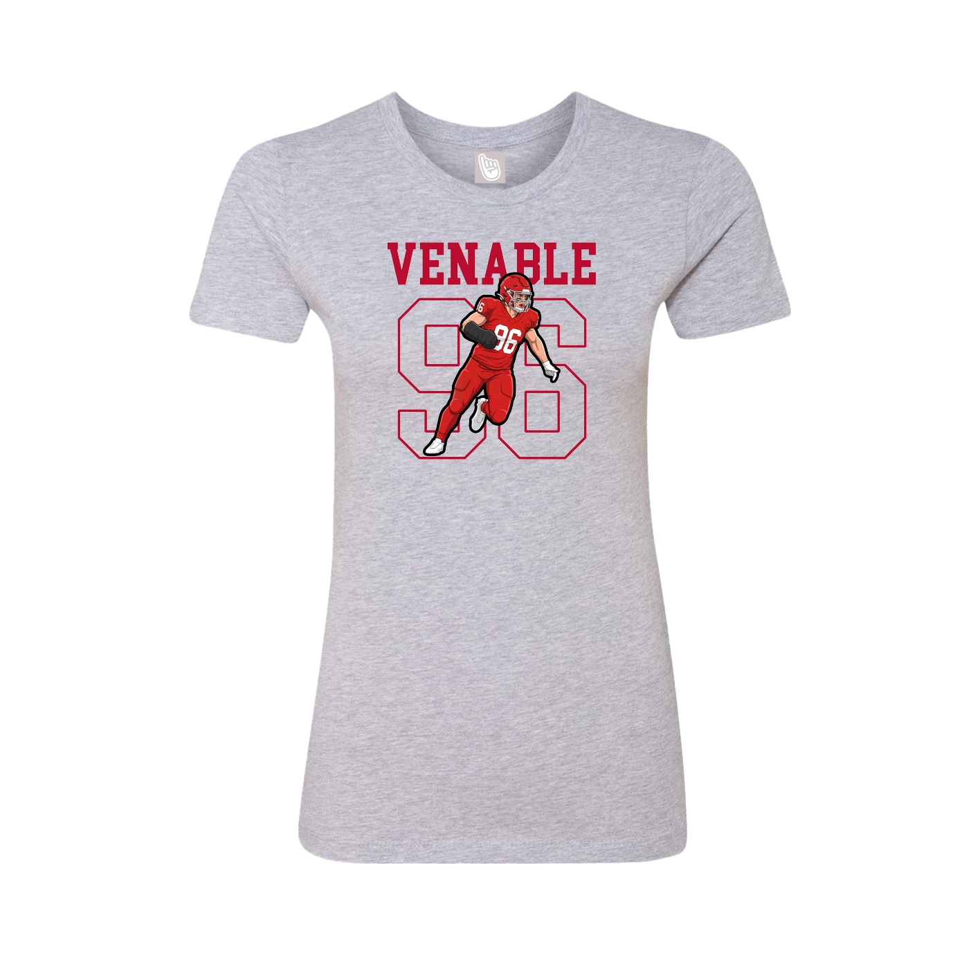 Fitted Women's Tee — Shirsey in Grey