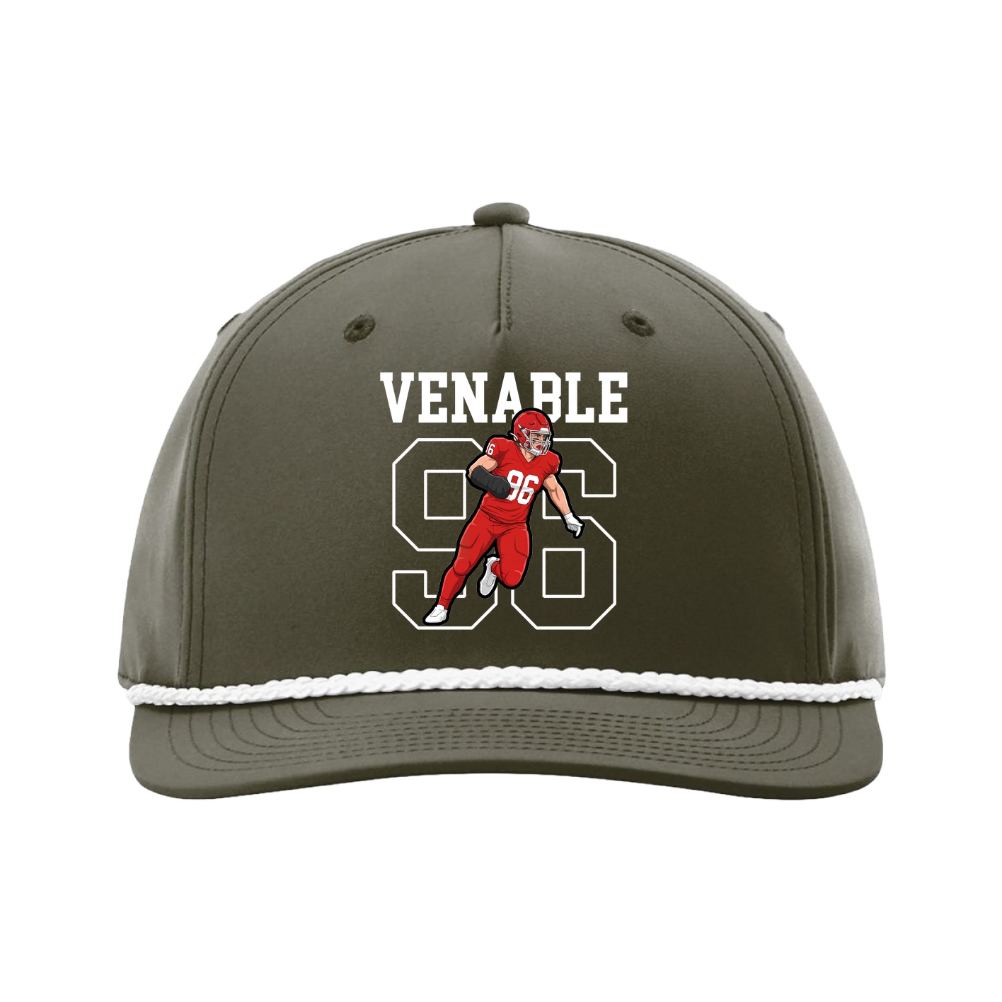 Five-Panel Classic Rope Cap — Shirsey in Green