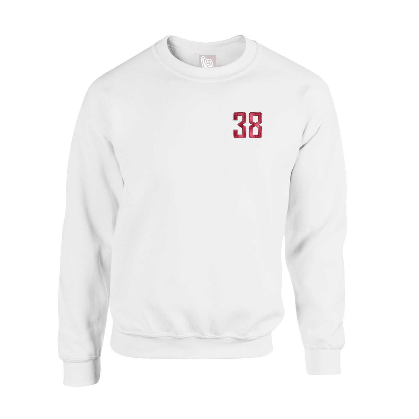 Fleece Crew — Front Shirsy in White
