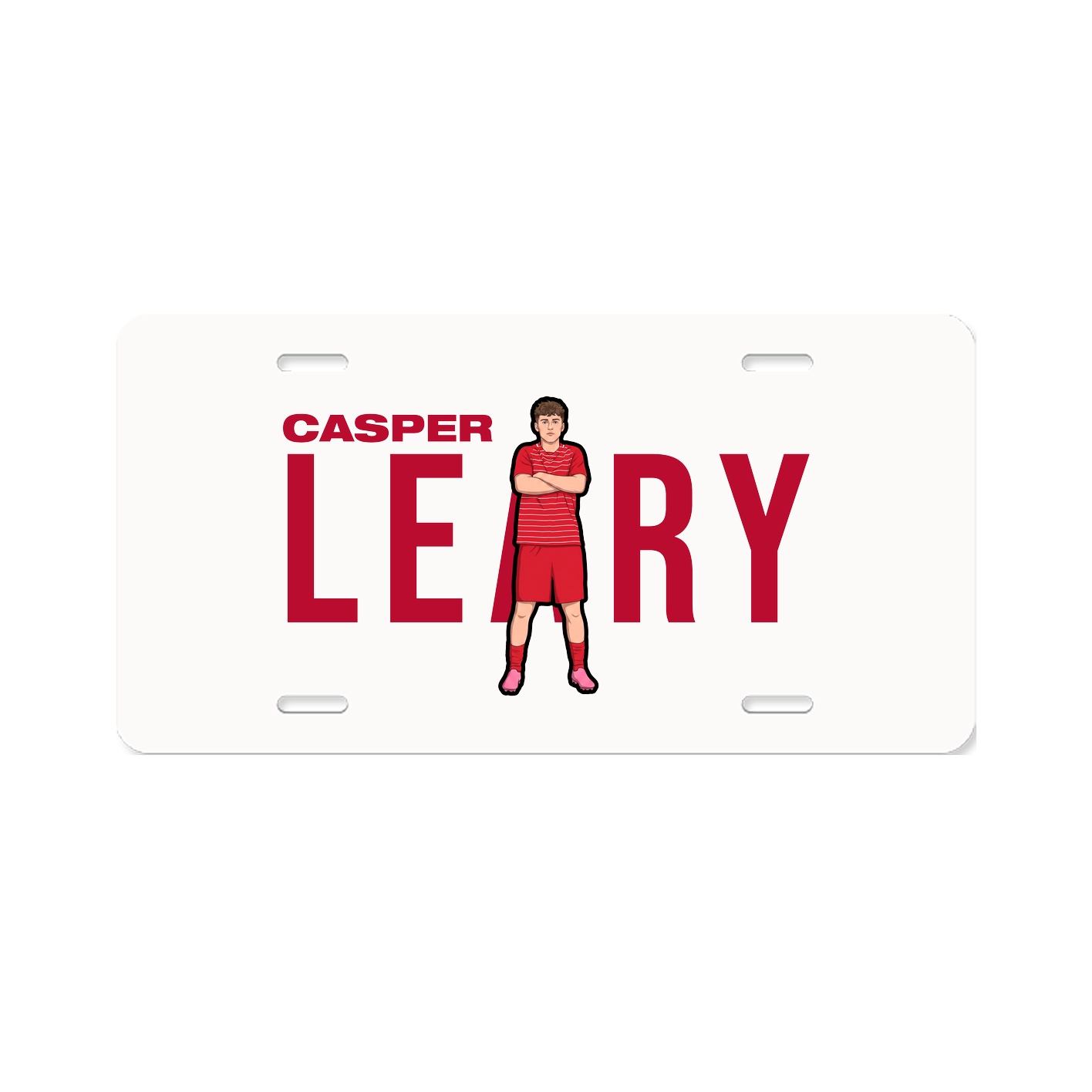 License Plate — Player Name in Classic