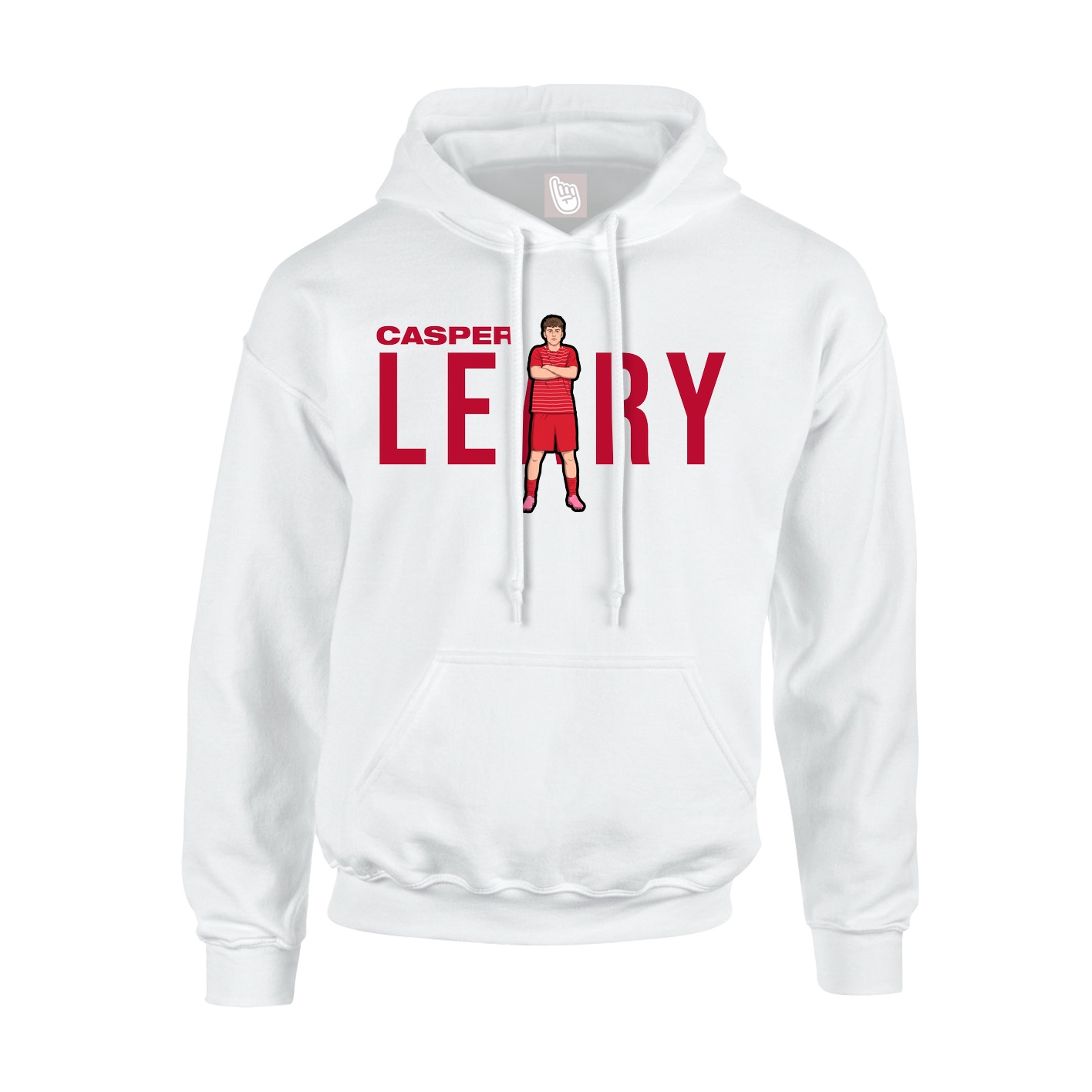 Youth Hoodie — Player Name in White