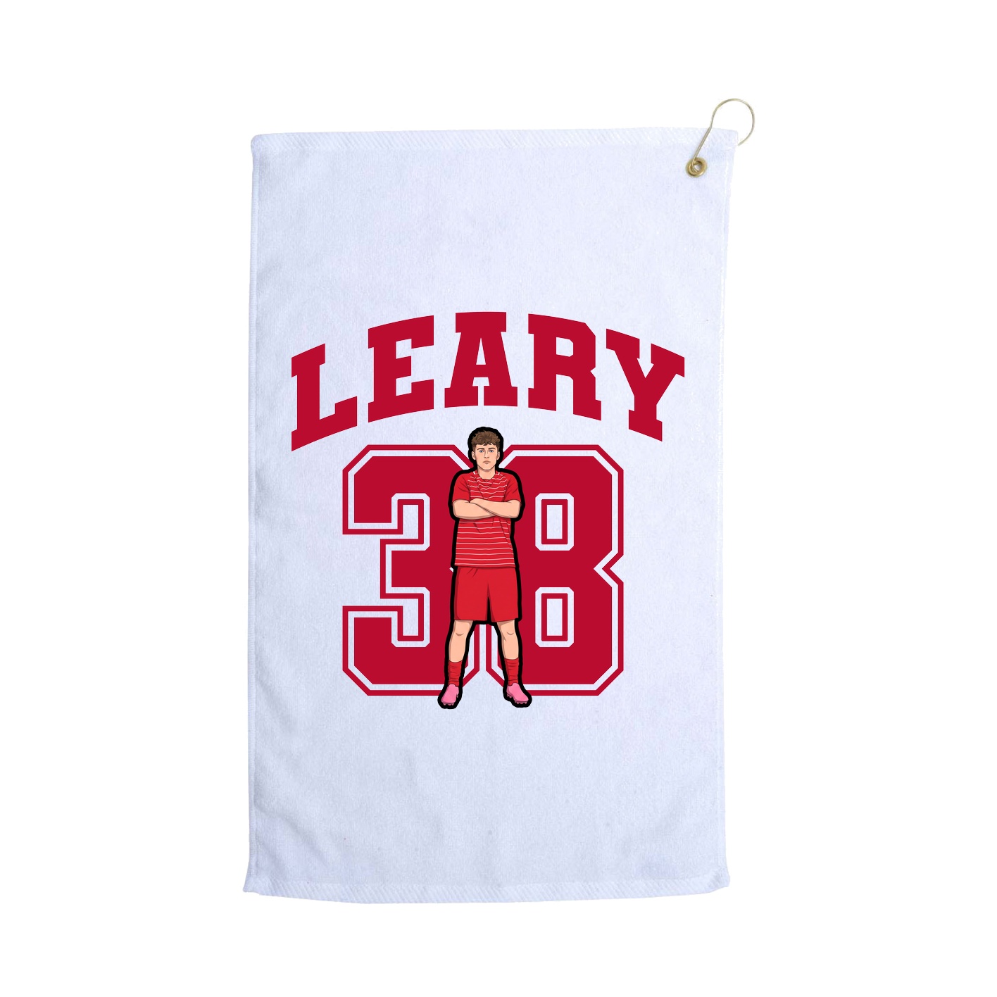 Golf Towel — Number in White