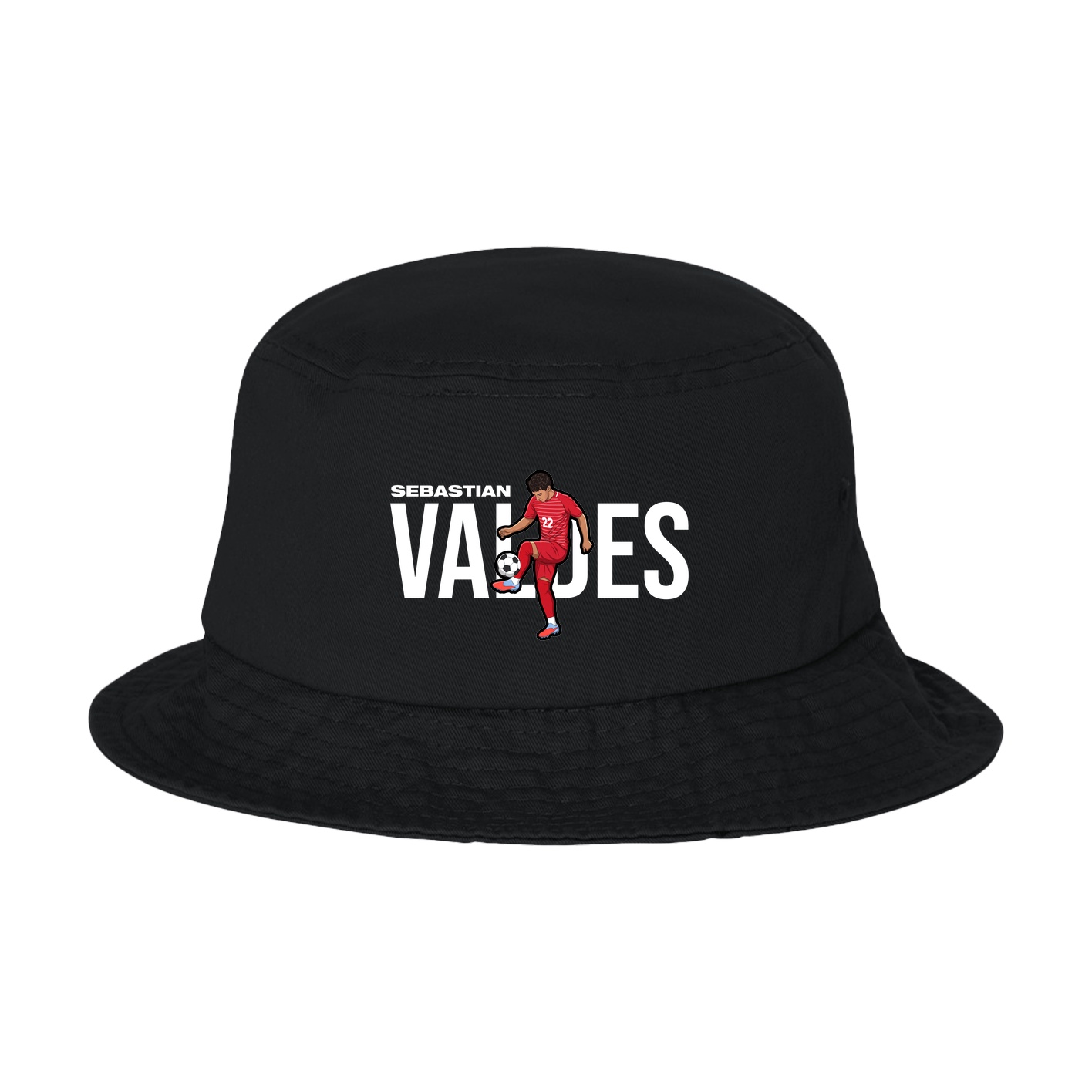 Bucket Cap — Player Name in Black