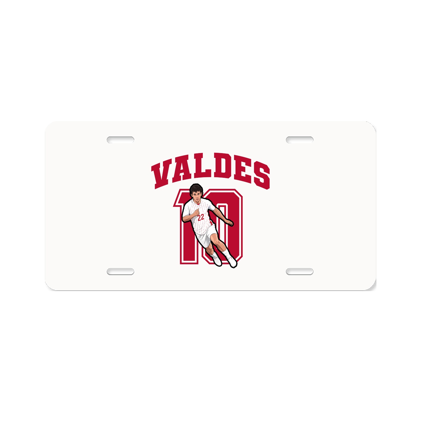 License Plate — Number in Classic