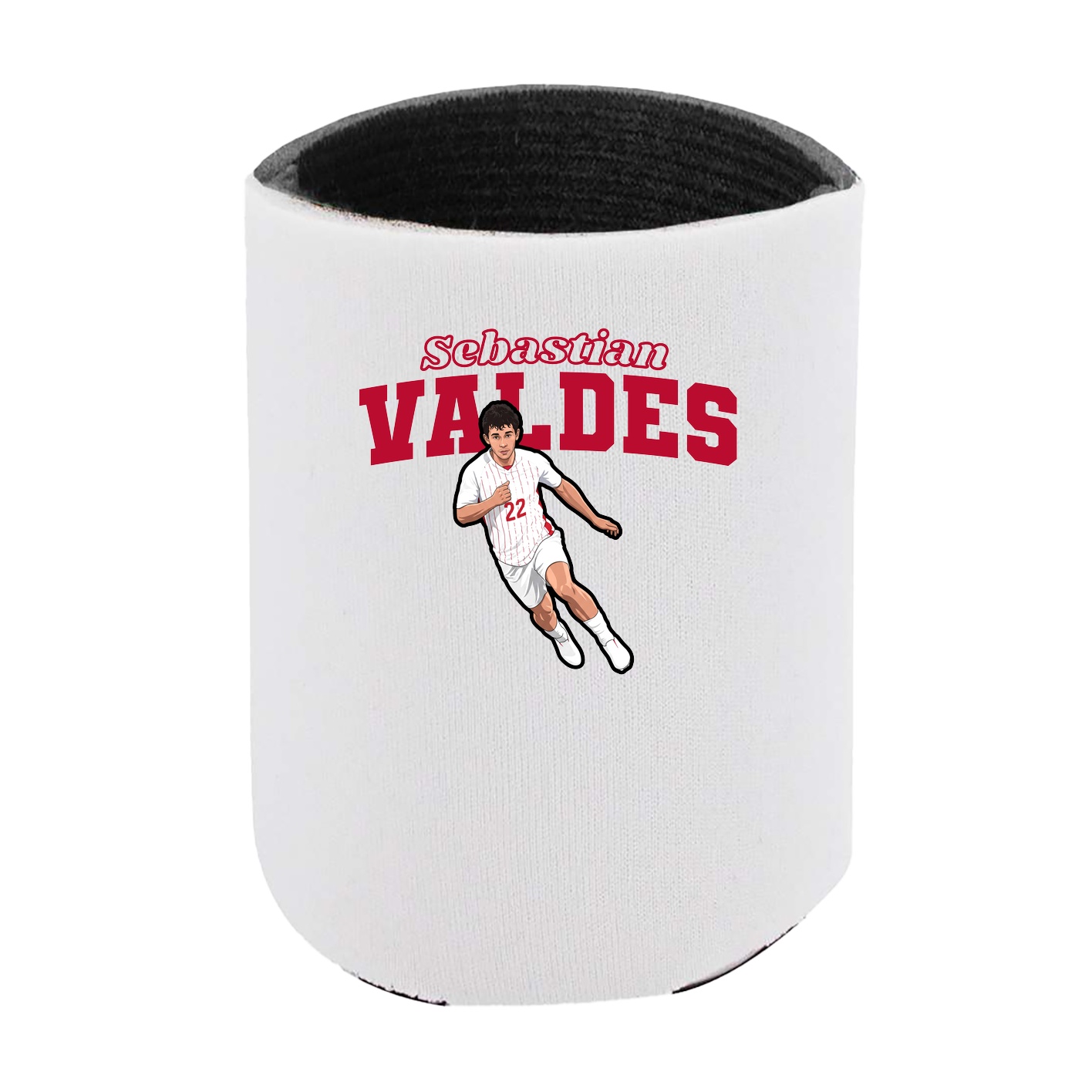 Can Holder — Name Arch in White