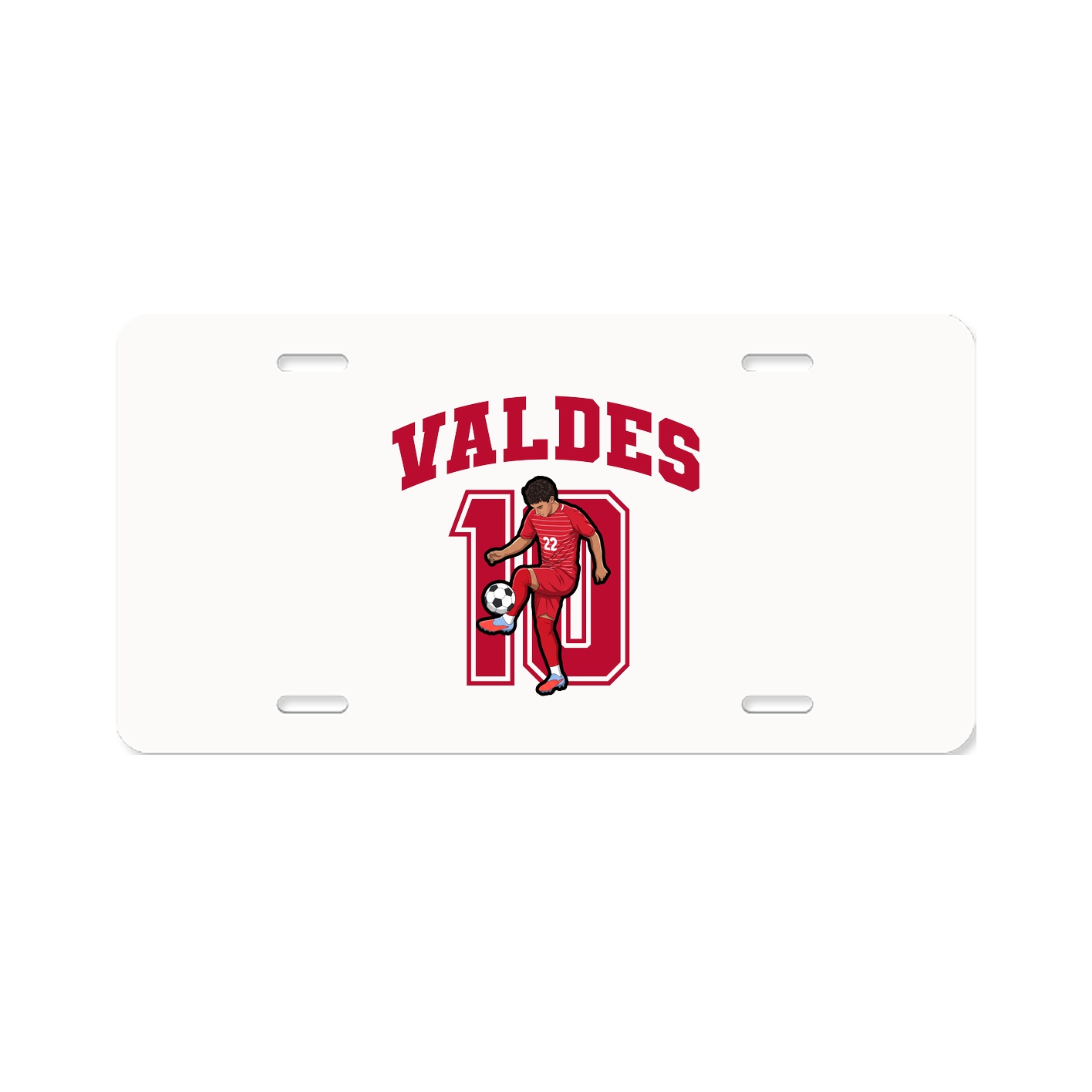 License Plate — Number in Classic