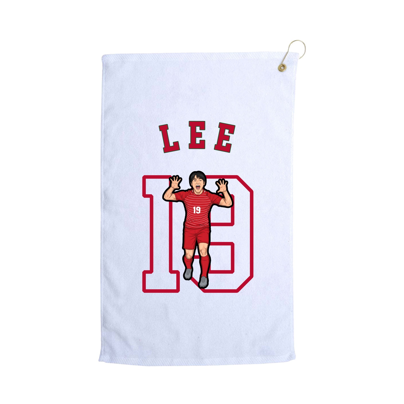Golf Towel — Shirsey Arch in White