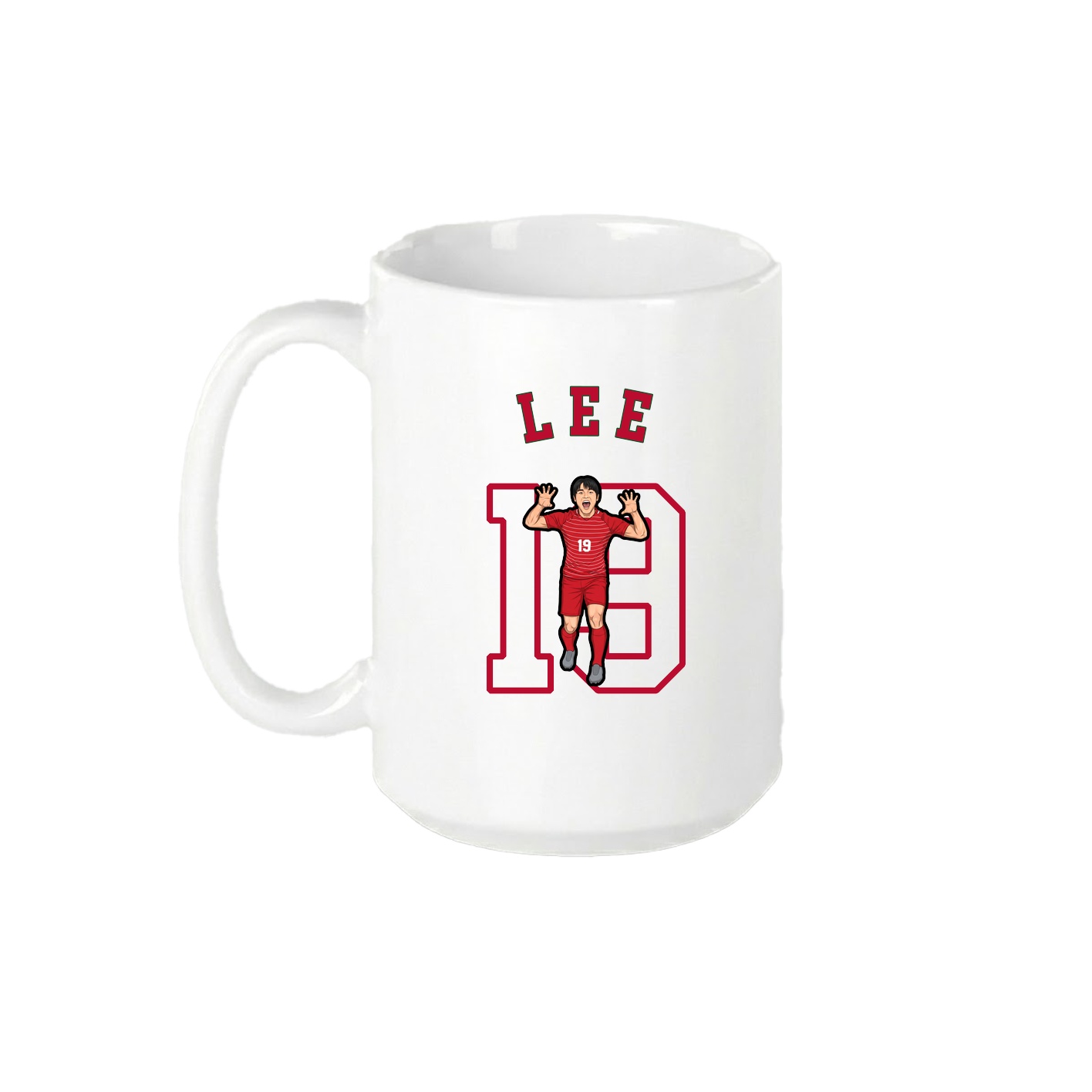 15oz Coffee Mug — Shirsey Arch in White