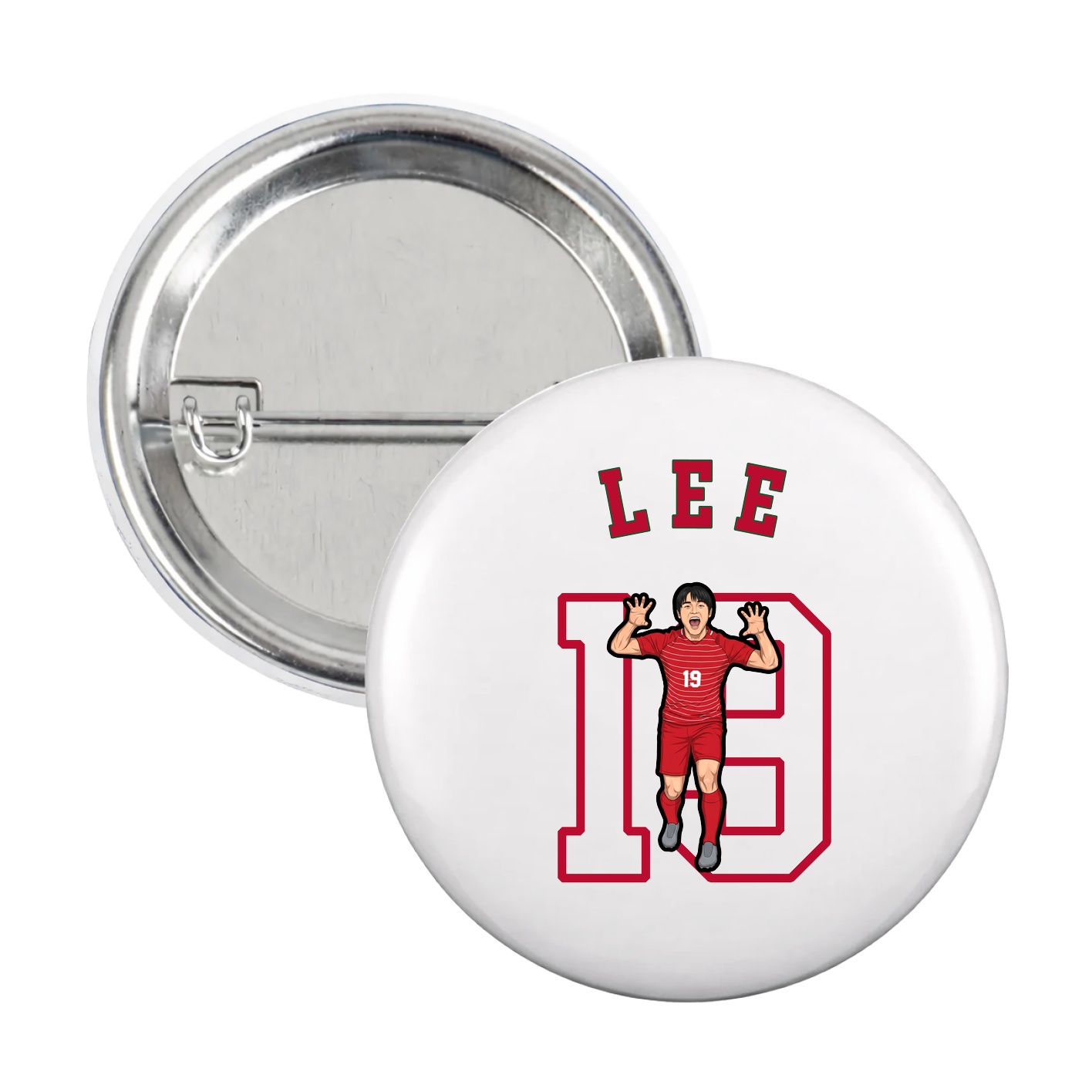 Game Day Button — Shirsey Arch in White