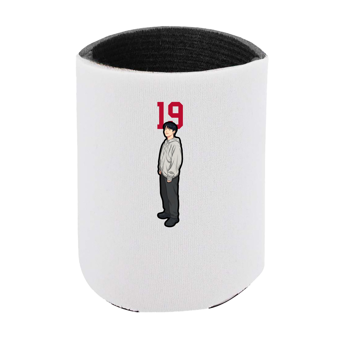 Can Holder — Number Top in White